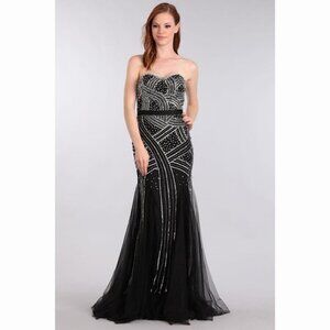 BLACK Tulle Sequin Dress